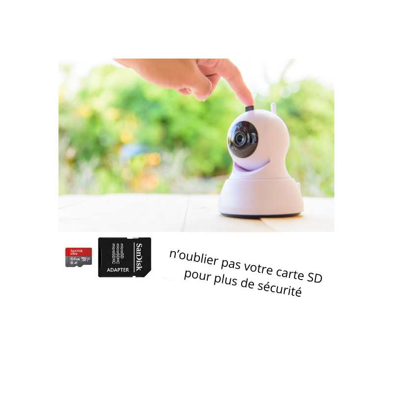 Carte mémoire micro SD avec adaptateur