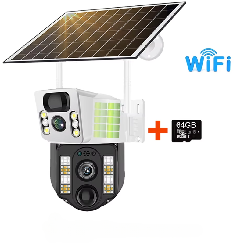 Caméra avec panneau solaire Wifi ou 4G