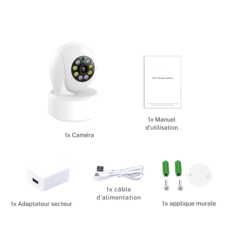 Camera de surveillance intérieure wifi