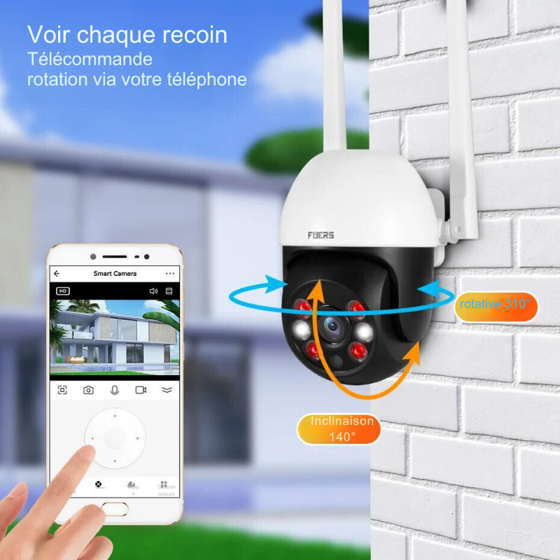 Caméra de Surveillance extérieure wifi