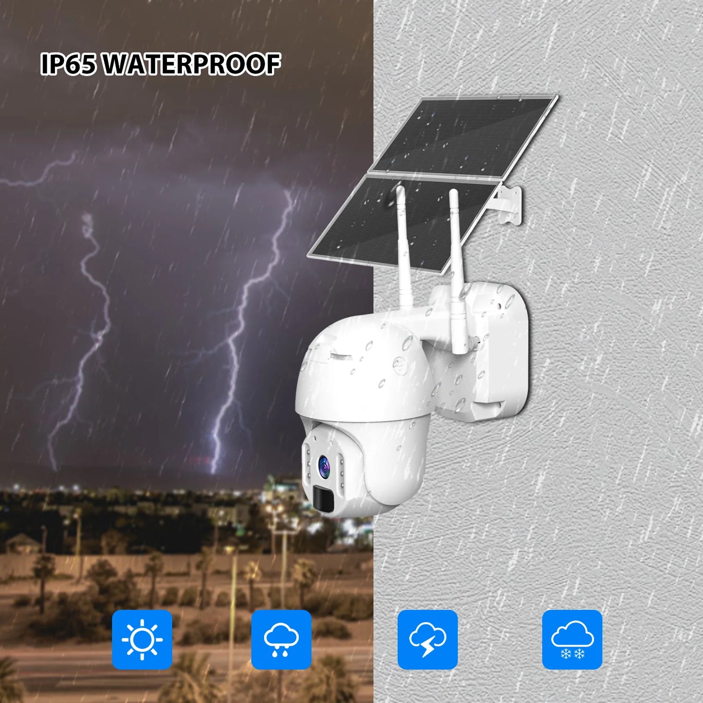 caméra extérieur panneau solaire WIFI OU 4G